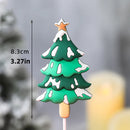 2025 Christmas Cake Decoration Lying Santa Claus Letters Merrychristmas Cake Toppers Christmas Tree Mini Santa Cupcake Toppers