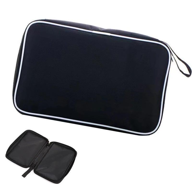 Table Tennis Rackets Bag Rectangle Paddles Case Dustproof Storage Bag Oxford Cloth Material With Hand Strap 2023 New Portable