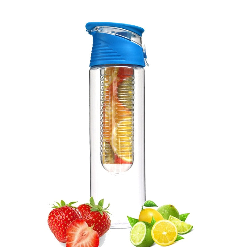 1000ml Water Fruit Bottle Bpa Free Plastic Sport Fruit Infuser Water Bottles with Infuser Juice Shaker Drink Bottle of Water