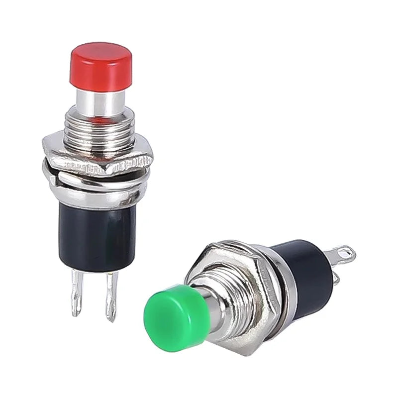 1/6 PCS,7MM,Mini Round Momentary Push Button Switch Press The Self-Reset,Normally Open 1NO,Normally Closed 1NC,Micro Switchs