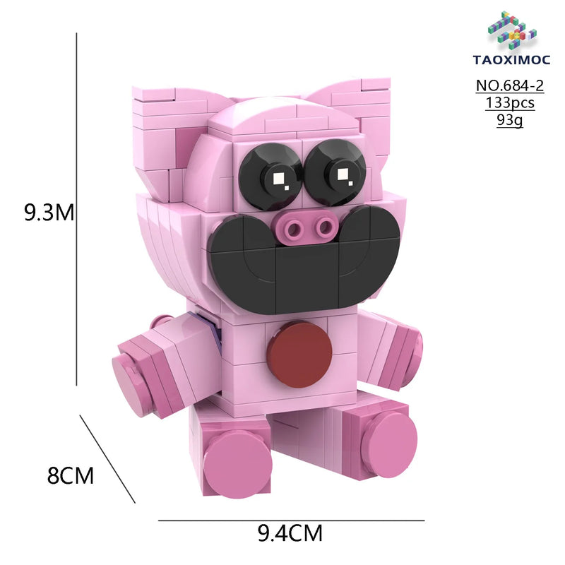 New Playtime Smiling Critters Building Blocks Poppy 3 Smiling Critters And Catnap kuromi Block Set Catnat Figure Birthday Gift