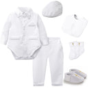 Baby Boy Christening Outfit Infant Baptism Easter Blessing Suit Toddler Wedding Chritmas Xmas Formal Ring Bearer Clothes Set