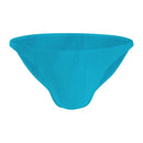 11  SolidColor Male's Briefs Bikini Style Cotton Pit Cloth Single Layer Crotch Simple Men's Underwear (Thong)