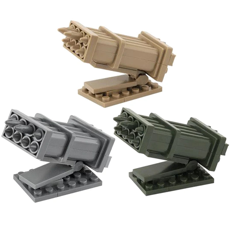 Military MOC Sentry Building Block Soldier Sandbag Fence Cannon Shell Barbed Wire Weapon Rack Training Field Watchtower Toy K018