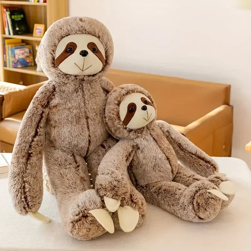 Sloth Stuffed Animals Brown Sloth Doll Kawaii Plush For Toddler Soft Cute Fluffy Plush Toys For Valentine's Day, Easter Gifts Em