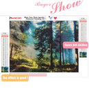 HUACAN DIY Diamond Painting Landscape Full Drill Square Diamond Embroidery Forest Cross Stitch Decor Home Picture Of Rhinestones