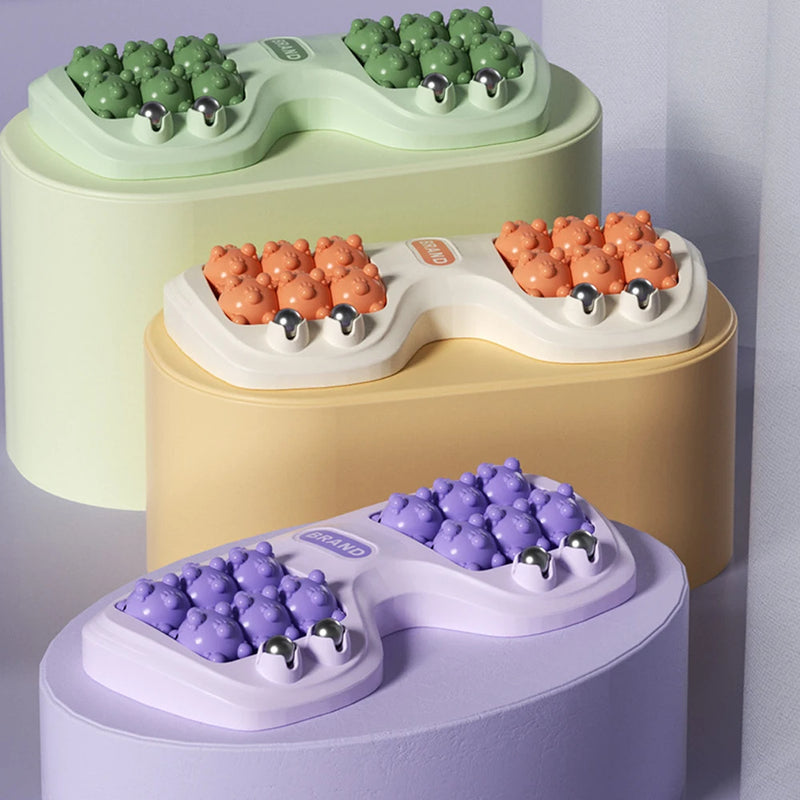 Dual Foot Massager Roller Foot Massage,Plantar Fasciitis Relief,Stress Relief and Deep Relaxation,Shiatsu Acupuncture Massage