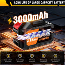 DayPlus Cordless Pressure Washer Portable Power Cars Washer Cleaner 3.0Ah Battery Powered High Pressure  for Garden Floor,150BAR