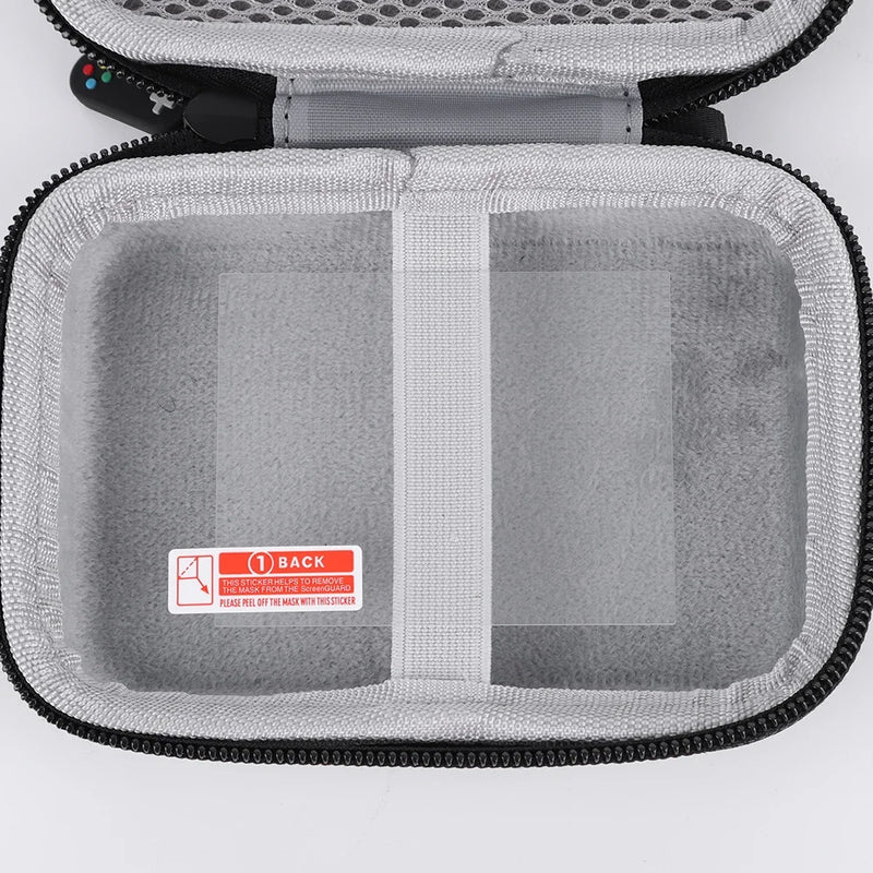 Hard Carrying Case Shockproof Protection Bag Anti-scratch Tempered Glass Screen Protector for Trimui Brick Handheld Game Console