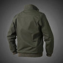 Outdoor Autumn Winter 2022 Work Men's Padded Welders Wear-resistant Canvas Repair Long Sleeve Multi-pocket Labor Clothes Jacket
