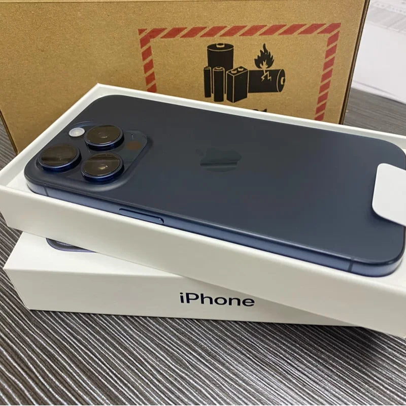 Apple iPhone 15 Pro 8GB RAM 128GBA17 Pro Bionic Chip 6.1'' 120Hz Super Retina XDR Display NFC 5G Smartphone 48MP Camera Original