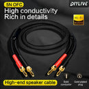 5N high purity copper fever grade HIFI speaker cable main and secondary speakers surround power amplifier computer audio cable