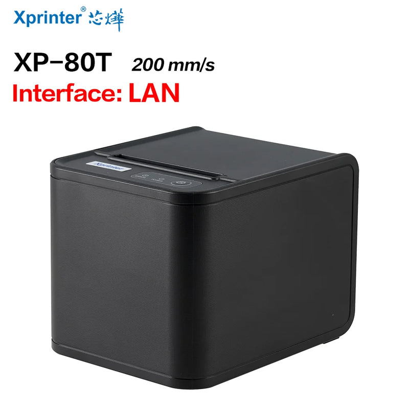 Receipt Printer 80mm Hand printer 80T USB/USB+Lan port printer With Auto Cutter POS Printer Kitchen Printer