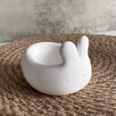 Easter Bunny Candle Cup Silicone Mold DIY Gypsum Cement Storage Egg Bowl Decoration Desktop Ornament Resin Mold Home Handicrafts