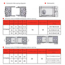 10*11mm Mini Energy Chain Nylon Drag Chain CNC 3D Printer Tank Chain 1m Long Nylon Cable For Automation Equipment 57 Links
