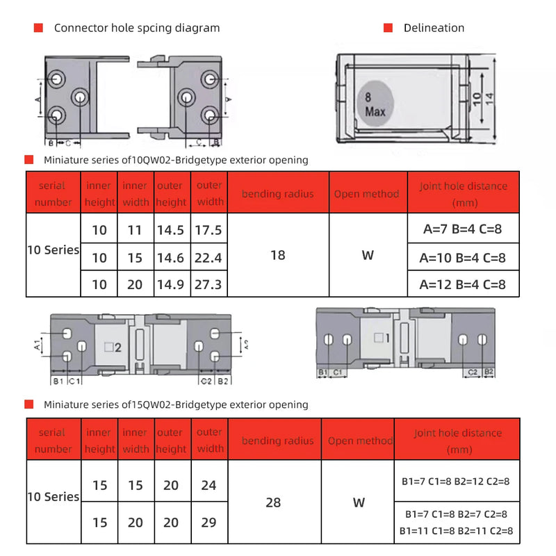 10*11mm Mini Energy Chain Nylon Drag Chain CNC 3D Printer Tank Chain 1m Long Nylon Cable For Automation Equipment 57 Links