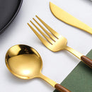 5/10/15/20/30 Pcs Cutlery Set 304 Stainless Steel Knife Spoon and Fork Set Dinnerware Flatware Tableware Silverware Set