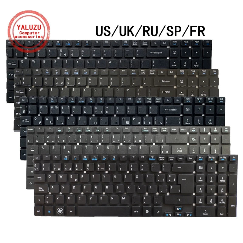 US/UK/RU/SP/FR NEW Laptop Keyboard For ACER 5830/T/TG 5755/G 5951/G 8951/G V3-551/G V3-571G V3-572/G V3-771/G V3-7710/G V3-772/G