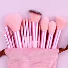 13 PCS Makeup Brushes Set Eye Shadow Foundation Women Cosmetic Brush Eyeshadow Blush Beauty Soft Make Up Tools Bag