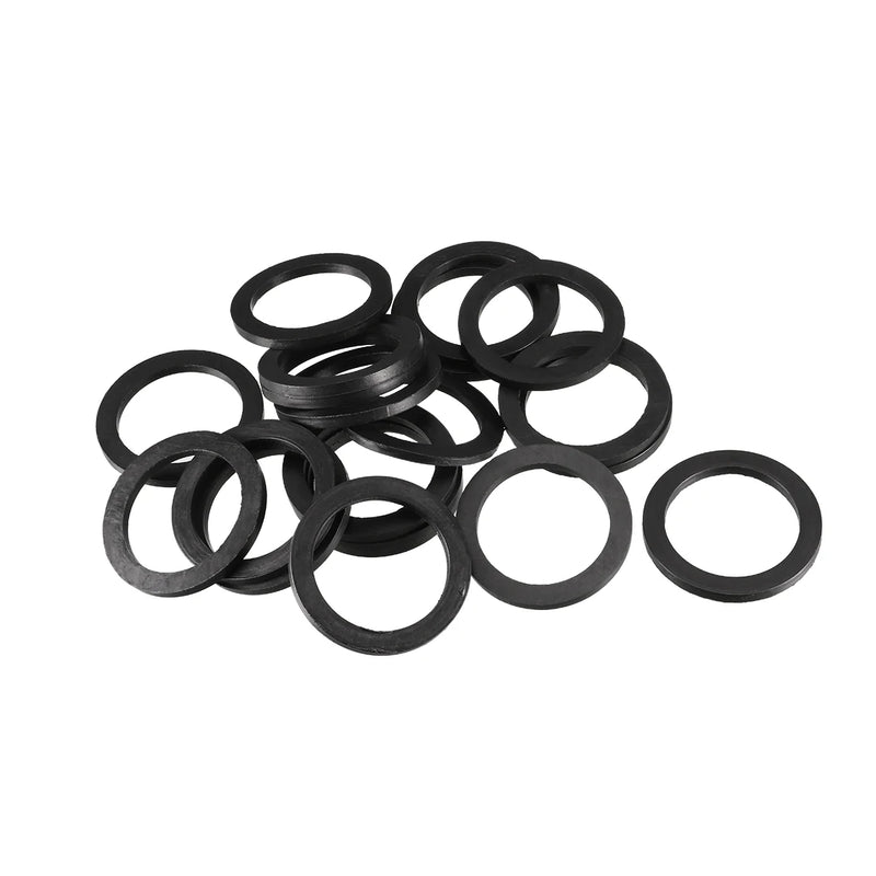 20Pcs 3mm-30mm ID Rubber Grommet Flat Rubber Ring Sealing Gaskets Plumbing Faucet Washers Seal Accessories O-Ring Hose Gasket