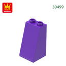 Wange 34Pcs/Lot 30499 2x2x3 Slope Building Block Moc Accessories Compatible with Brick DIY Construction Children Toys Gift Box
