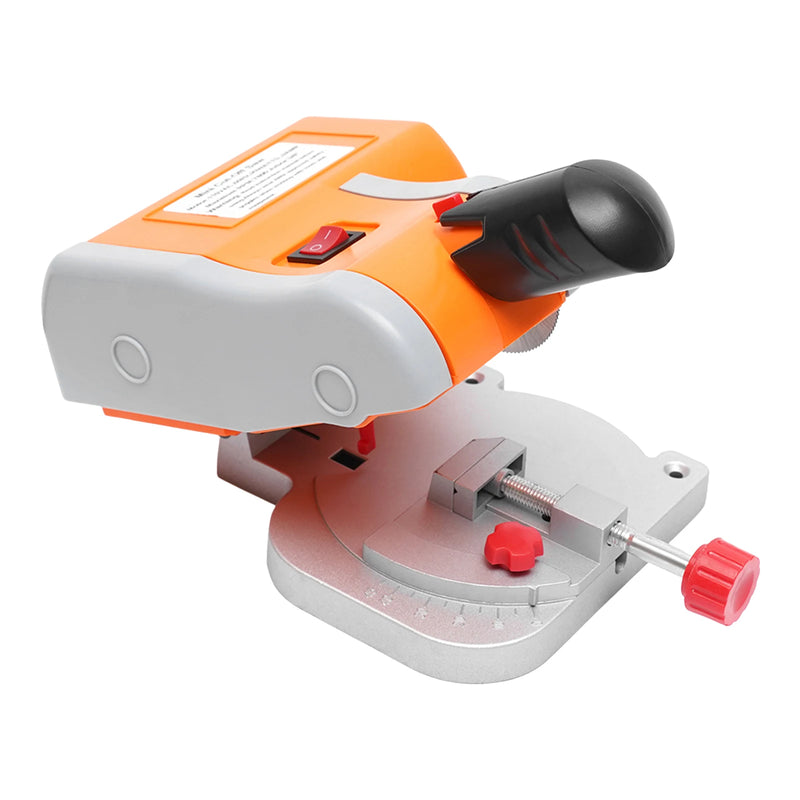 7800R/Min Cut-off Saw, Adjustable 45 Degree Cutting Tool, Mini Benchtop Cut-off Chop Saw for Wood&Plastic&Stone