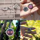 Fashion Adjustable Chain Aromatherapy Essential Oil Diffuser Necklace Stainless Steel Locket Sweater Chain Long Perfume Necklace