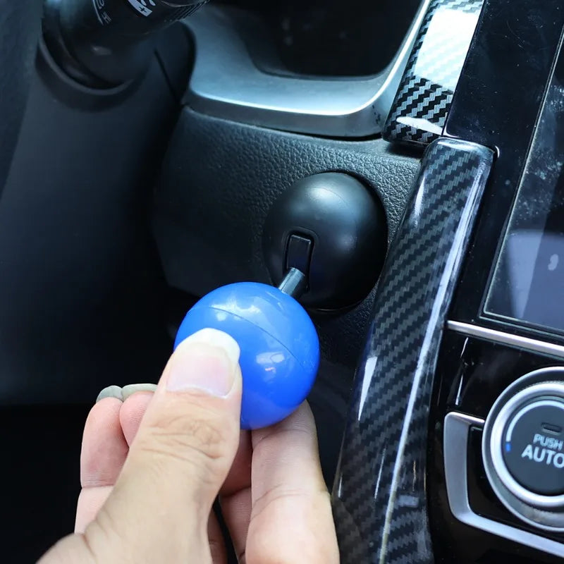 1/2Pcs Car Push Start Plastic Button For Automotive Engine Starter/Stop Button Joystick Cars Interior Decorative Accessories