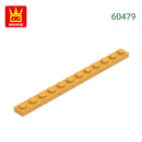 Wange 52Pcs/Lot 60479 1x12 Plate Building Blocks MOC Accessories Compatible with Construction Bricks Children Educational Toys