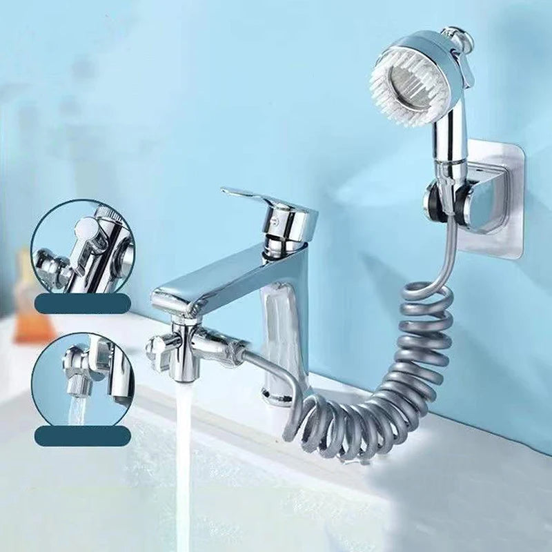 3-in-1 Universal Water Taps New Multifunction Bathroom Attachment Shower Head Copper 360° Rotating Faucet Home