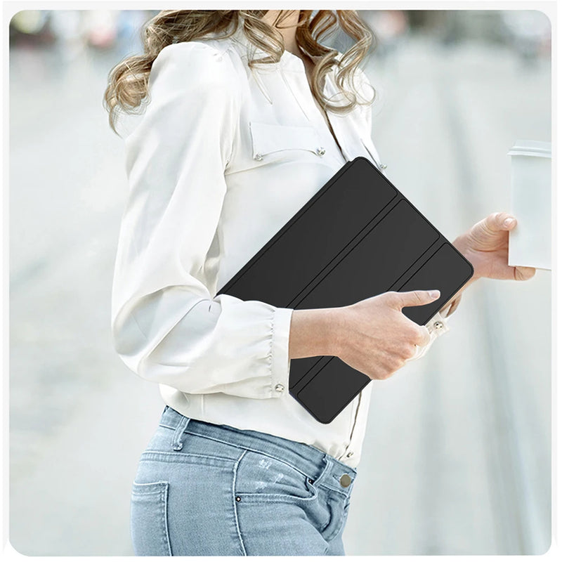 Smart Sleep Wake up Cover For Apple iPad Air 2 air1 9.7 5th 6th Gen 10.2 9th 8th 7th 10th Air 4 5 Case PU Leather Tri-fold Funda