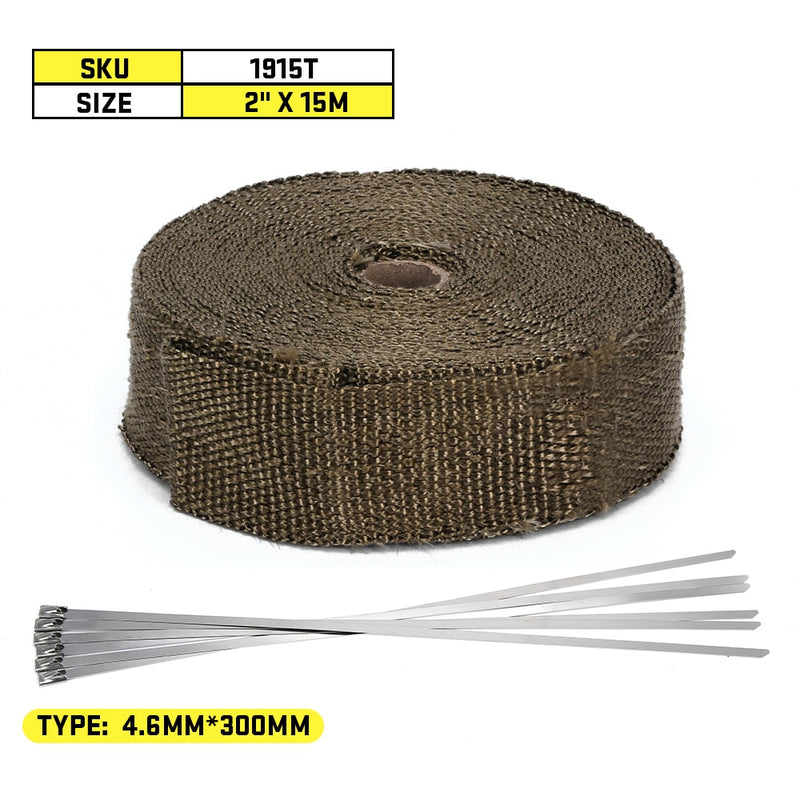 Free Shipping Motorcycle Exhaust Thermal Exhaust Tape Header Heat Wrap Resistant Downpipe For Motorcycle Car Accessories