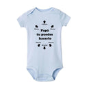 Papa Tu Es Le Meilleur Baby Bodysuit Cute Summer Baby Romper Body Boys Girls Clothes Outfits Baby Wear Father's Day Gift