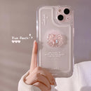 3D Butterfly Heart Transparent Phone Case for Iphone 15 14 13 12 11 Pro XS Max 14 15 Plus 13 12 Mini XR X 7 8 SE 2020 Back Cover