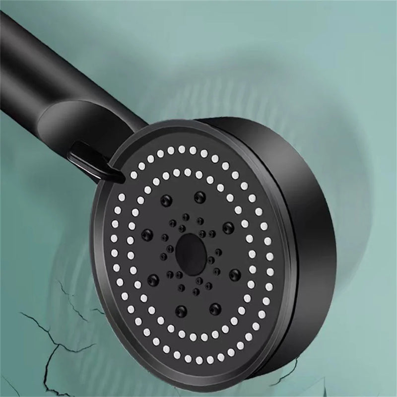 5 Modes Shower Head Adjustable High Pressure Water Saving Shower Head Water Massage Shower Head Hook Bathroom Accessories