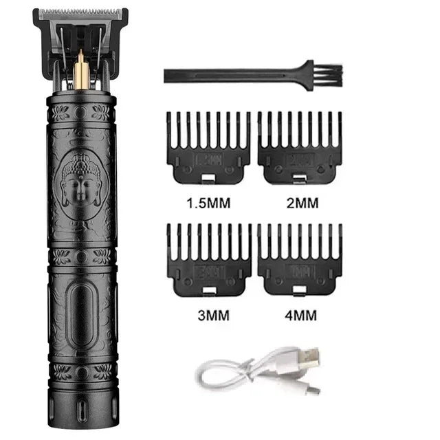 Electric Hair Clipper Professional USB Cordless Clipper Professional Beard Trimmer Haircut Grooming Kit Hair Cutting Machine