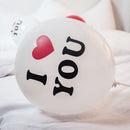 1PC I love you heart shaped foil balloon Valentine's day romantic wedding wedding room decoration decoration