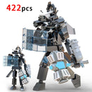 MOC Skibidi Toilet Action Figure Building Blocks Titan Clock Man upgrade 4.0 Bricks DlY Toys For Kid Christmas Birthday Gifts