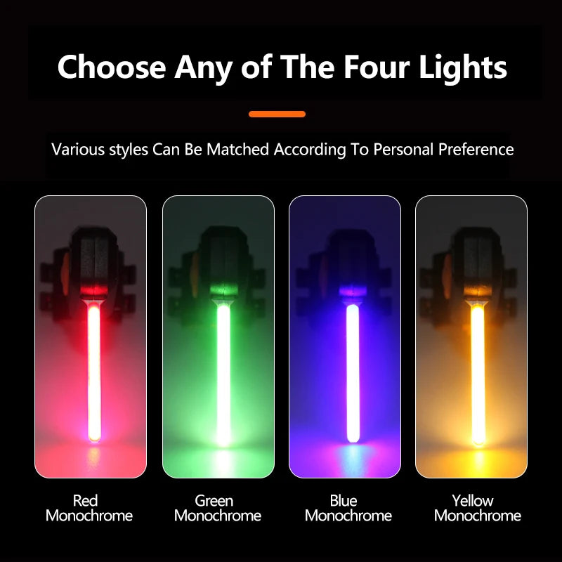 Bicycle Taillight Multi Lighting Modes USB Rechargeable Led Bike Light Flash Tail Rear Lights for Mtb Bike Seatpost