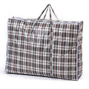 Extra Large Strong and Durable Storage bags Ideal for Laundry/Moving House/Shopping/Storage/Reusable Store Zip Bag Packaging