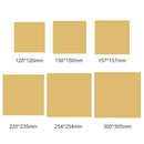 3D Printer PEI Sheet 157/150mm for 3D Printing Build Surface with 3m Adhesive Tape Polyetherimide Ultem Sheet
