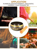 Tibetan Chime Singing Bowl Striker Handmade Buddha Yoga Meditation Sound Yoga Meditation Healing Copper Singing Bowl