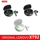 Lenovo XT92 TWS Gaming Earbuds Low Latency Bluetooth Earphones Stereo Wireless 5.1 Bluetooth Headphones Touch Control Headset