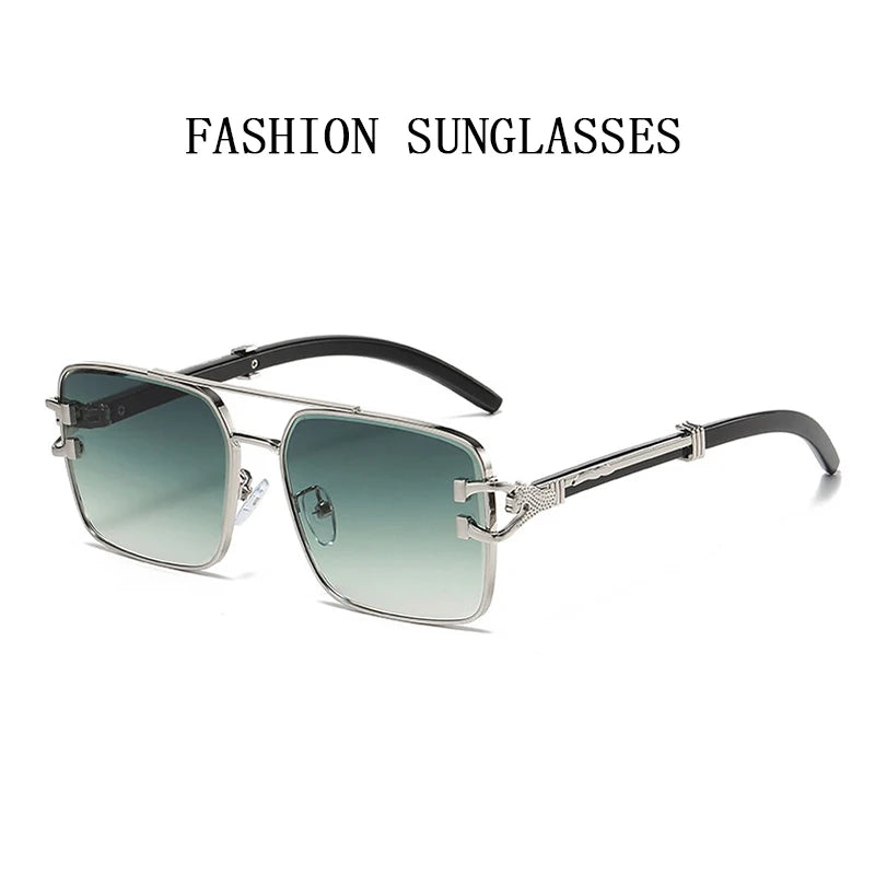 Square Sunglasses Women Trendy 2024 Vintage Sunglasses For Men Luxury Fashion Glasses Retro Luxe Lentes De Sol Mujer Zonnebril