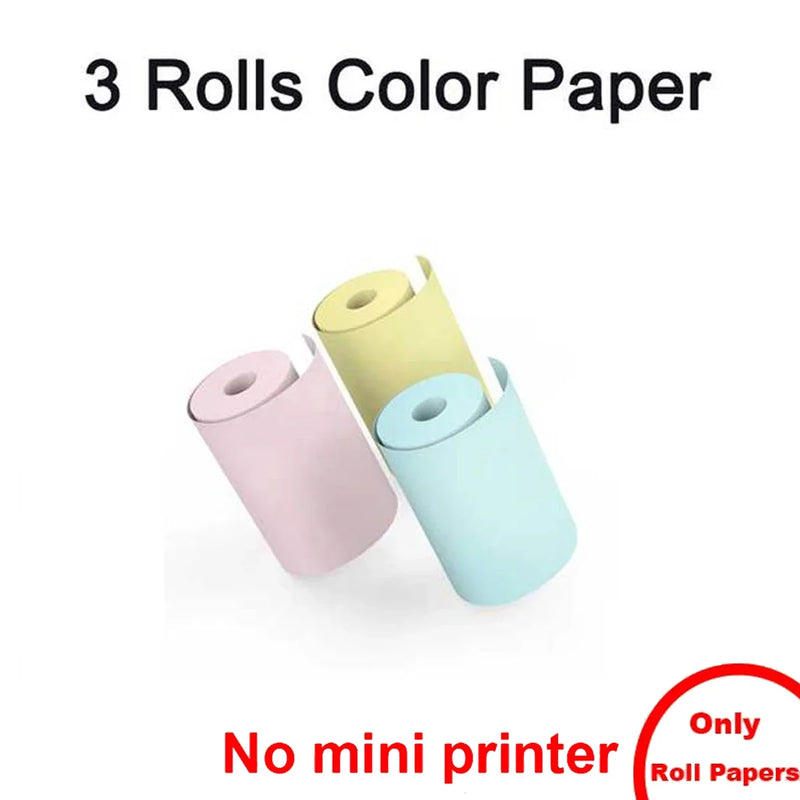 Mini Printer, Portable Thermal Photo Printer, Inkless Sticker Maker Machine for Notes, Photos, Stickers, Labels