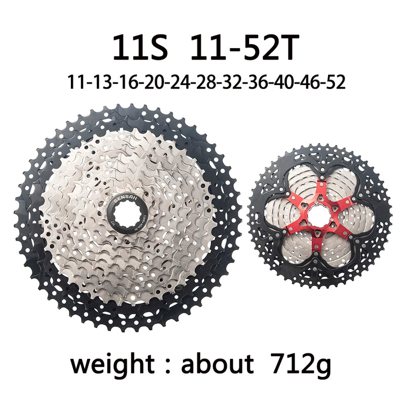 SENSAH Mountain Bike 8 9 10 11 12 Speed Velocidade Bicycle Cassette MTB Freewheel Sprocket 40T 42T 46T 50T 52T for HG HUB