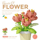 Potted Building Blocks Simulate Succulent Flower Bouquets, Creative Puzzle Block Toys, Eternal Flowers, Home Decoration