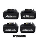 Bonacell 6000mah For Makita BL1830 18V Power Tools Compatible For Makita BL1850 BL1860 BL1890 Replacement Battery And Charger