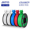 JAYO PLA Matte Filament 1.75MM 3D Printer Filament PLA Series 1.1KG/Roll 5 Rolls/set PETG 3D Printing Material For FDM