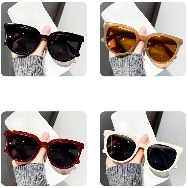 New Small Frame Circular Shape Sunglasses Women's Brand Designer Fashion Sun Glasses Women  Travel Eyewear UV400 Oculos De Sol
